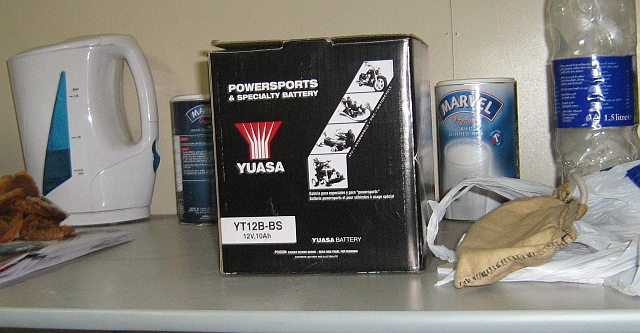 Yuasa Battery Box for my Yamaha Fazer